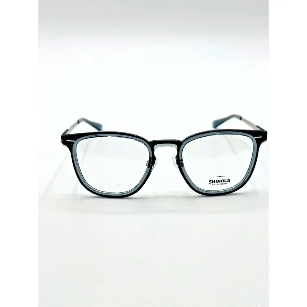 Shinola by Flexon Eyeglasses Frame SH37001 050 Crystal Smoke Full Rim 50-20-145